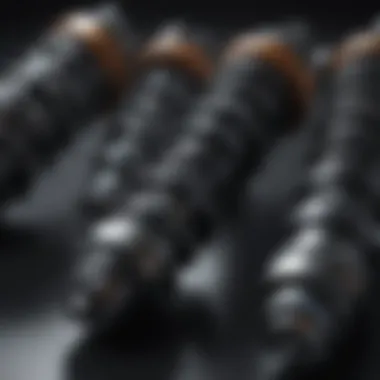 Detailed components of shock absorbers