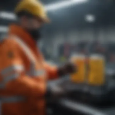 Safety Precautions for Electrolyte Handling Safety equipment for handling battery electrolytes