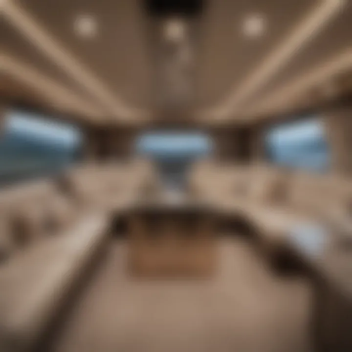 Interior layout of the Cedar Creek Champagne 38EKS highlighting spaciousness