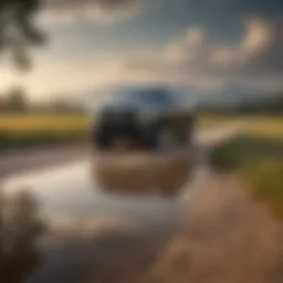 Chevrolet Tahoe on a scenic road in Baton Rouge