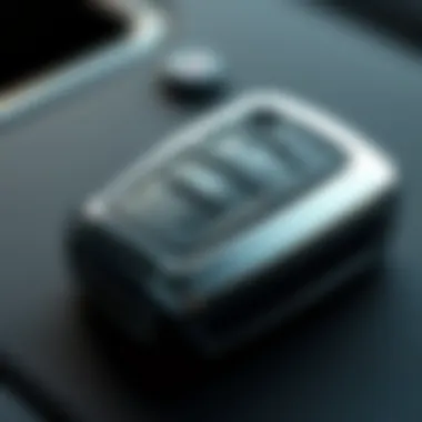 Close-up of a durable Chevy Cruze key cover material