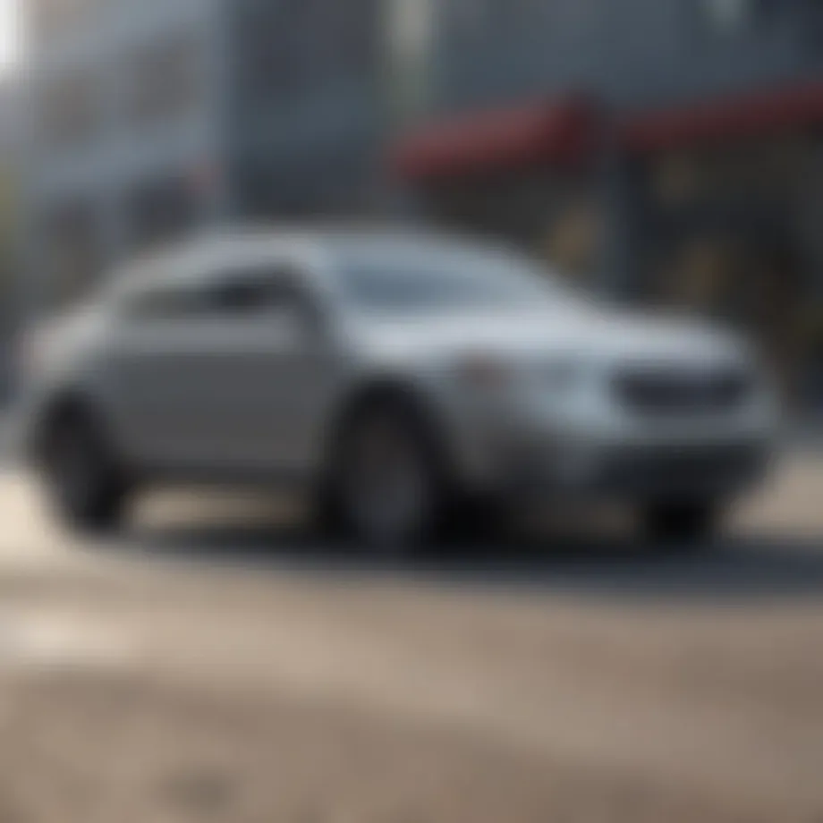 A sleek Ford Taurus showcasing its all-wheel drive system