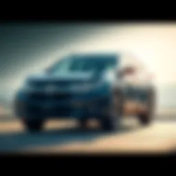 Exterior view of Honda CR-V Sports Edition showcasing its sleek design