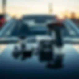 Car windshield repair kit components