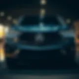 Front view of the 2022 Acura MDX Type S showcasing its bold design