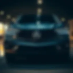 Front view of the 2022 Acura MDX Type S showcasing its bold design