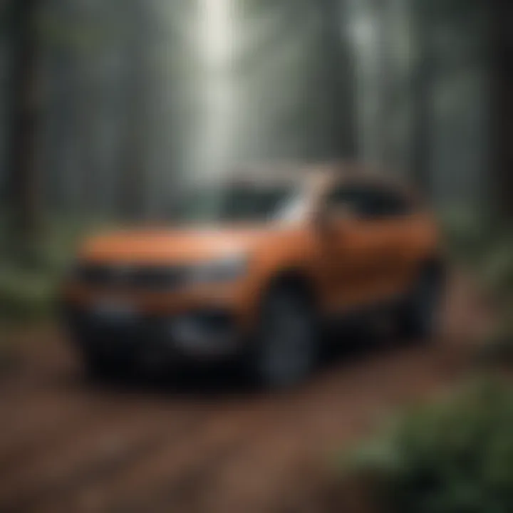 A robust Volkswagen SUV ready for adventure