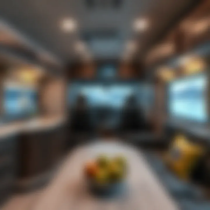 Interior view showcasing the modern amenities of a Dutchmen RV