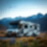 A stunning Dutchmen RV parked in a picturesque Colorado landscape