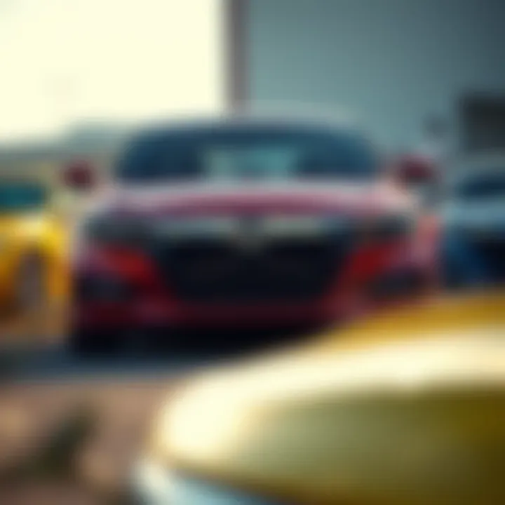 Diverse regional Honda Accord models in different colors