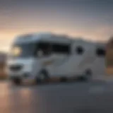 Exterior view of the Allegro motorhome showcasing its sleek design and modern features.