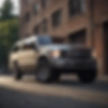 Sleek Design of the Ford Excursion Ford Excursion exterior showcasing modern design