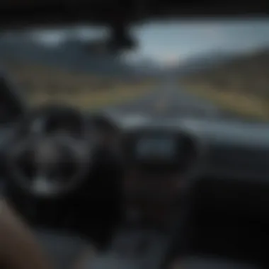 Interior cockpit featuring advanced smart technology integration.