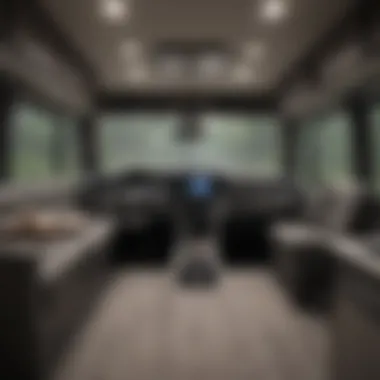 Interior layout of the 2019 Forest River Cherokee Wolf Pup 18TO highlighting living space