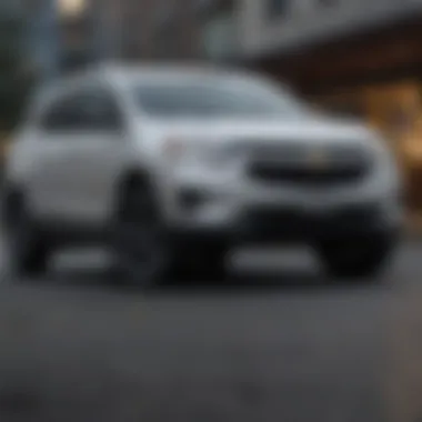 2022 Chevy Equinox LS Front Design Front view of the 2022 Chevy Equinox LS showcasing its sleek design