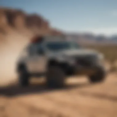 Jeep Gladiator Mojave in an off-road environment demonstrating its capabilities