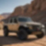 Jeep Gladiator Mojave showcasing its rugged exterior design