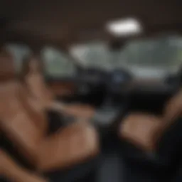 Interior view showcasing the spacious cabin of the Subaru Ascent