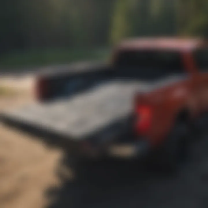 Detailed dimensions of Tacoma truck bed