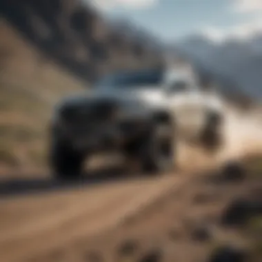 Exploring the Capabilities of Used AWD Trucks Used all-wheel drive truck on rugged terrain